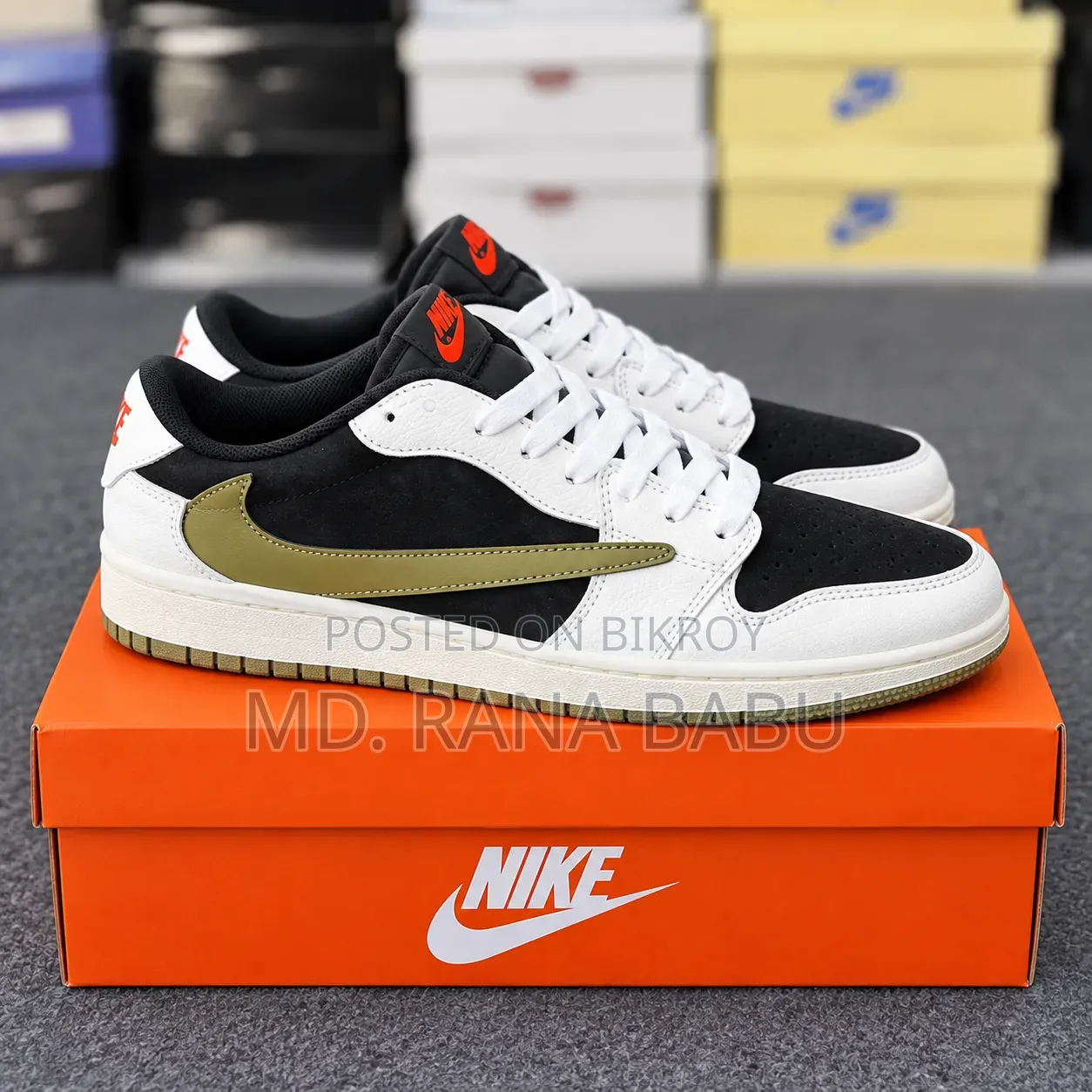 Travis Scott X Air Jordan 1 Retro Low OG "Olive"