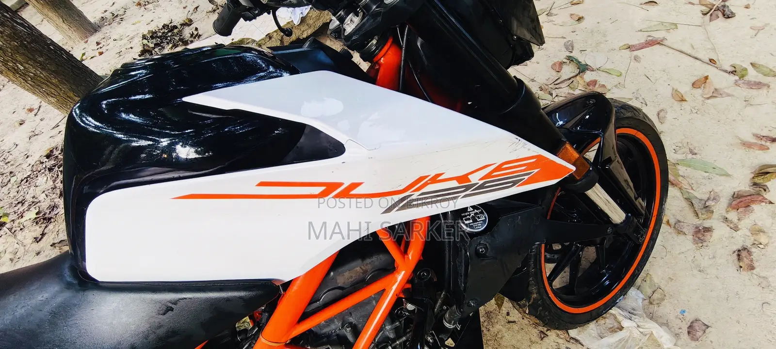 KTM Duke 125 2024 White