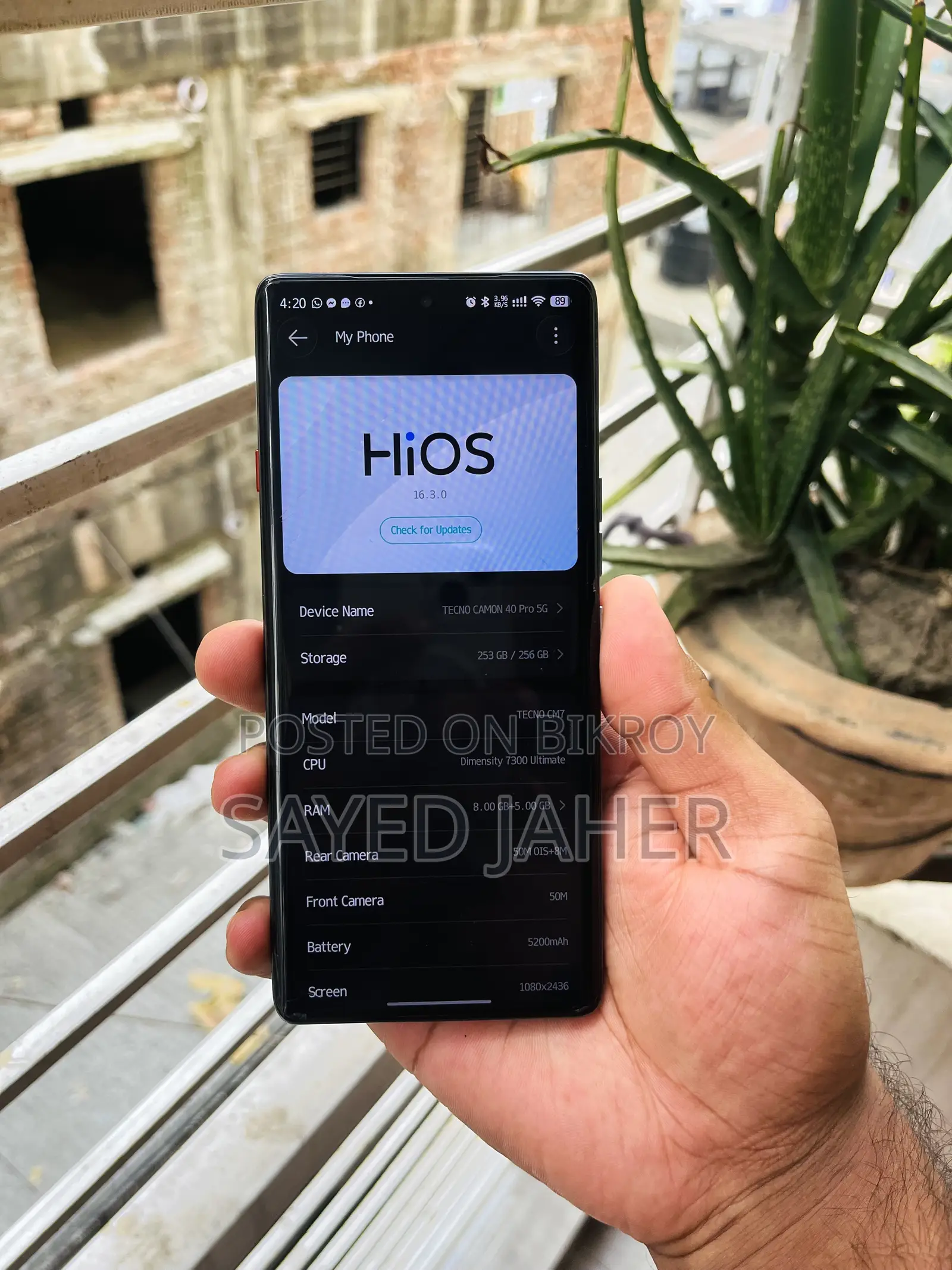 Tecno Camon 40 Pro 5G 256 GB Black