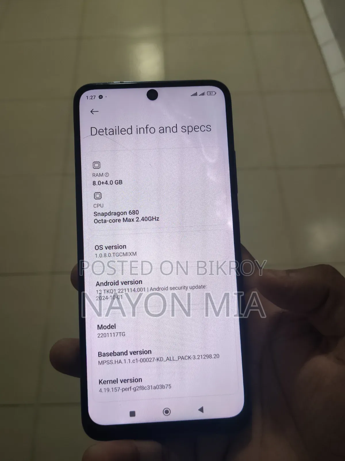 Xiaomi Redmi Note 11 128 GB Blue