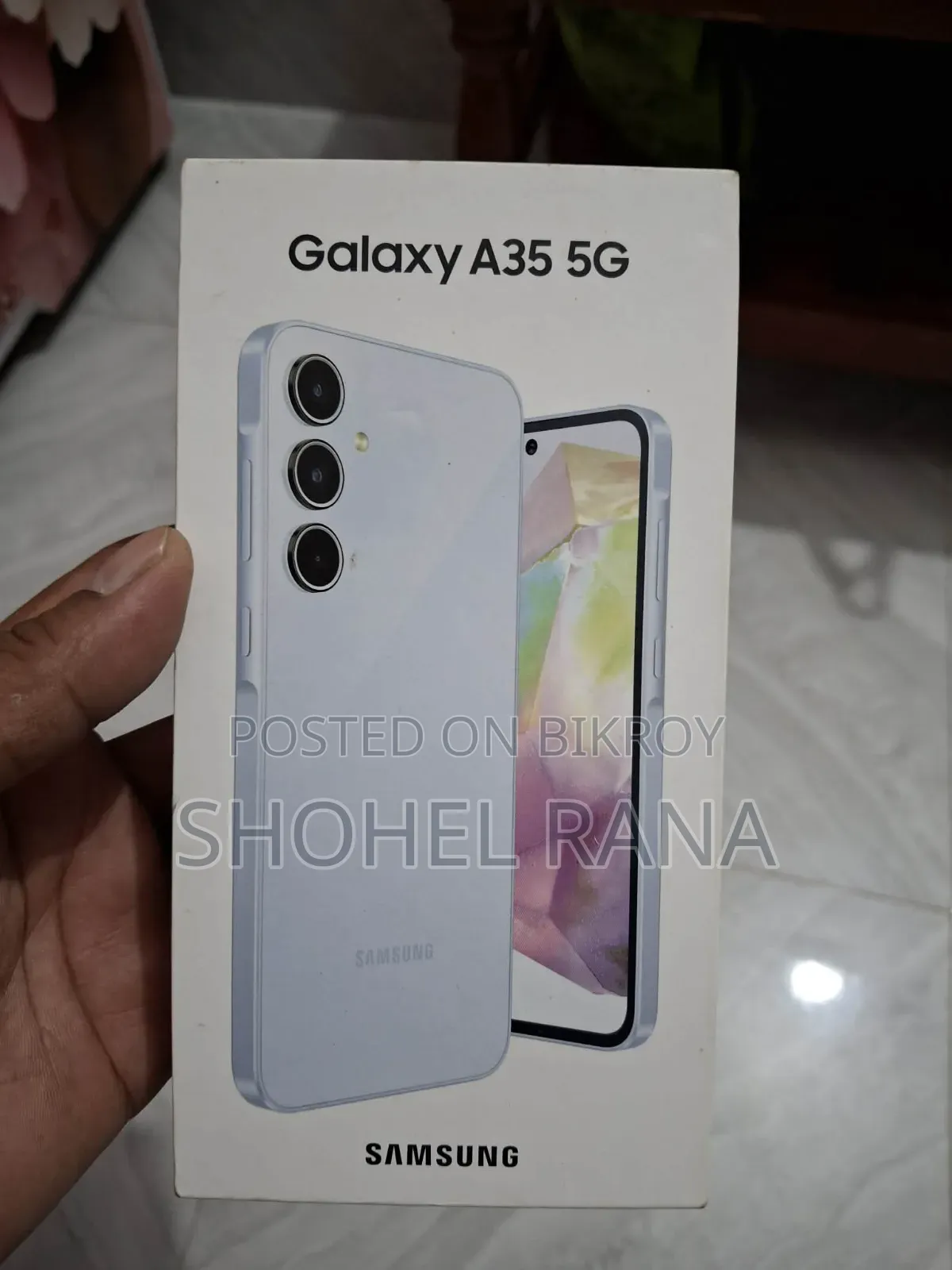 স্যামসাং গ্যালাক্সি এ৩৫ ১২৮ জিবি ব্লু