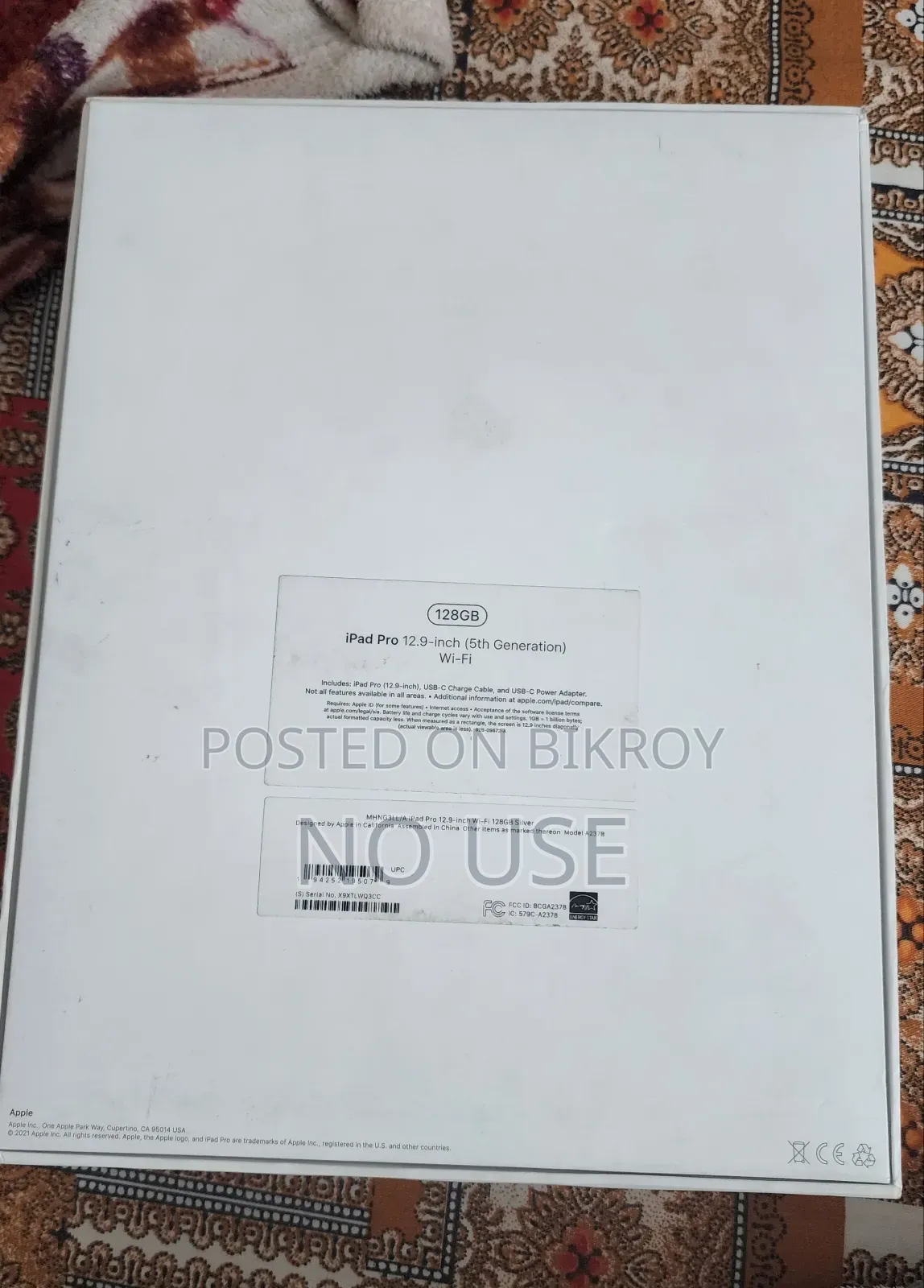 Apple iPad Pro 12.9 (2021) 128 GB Gray