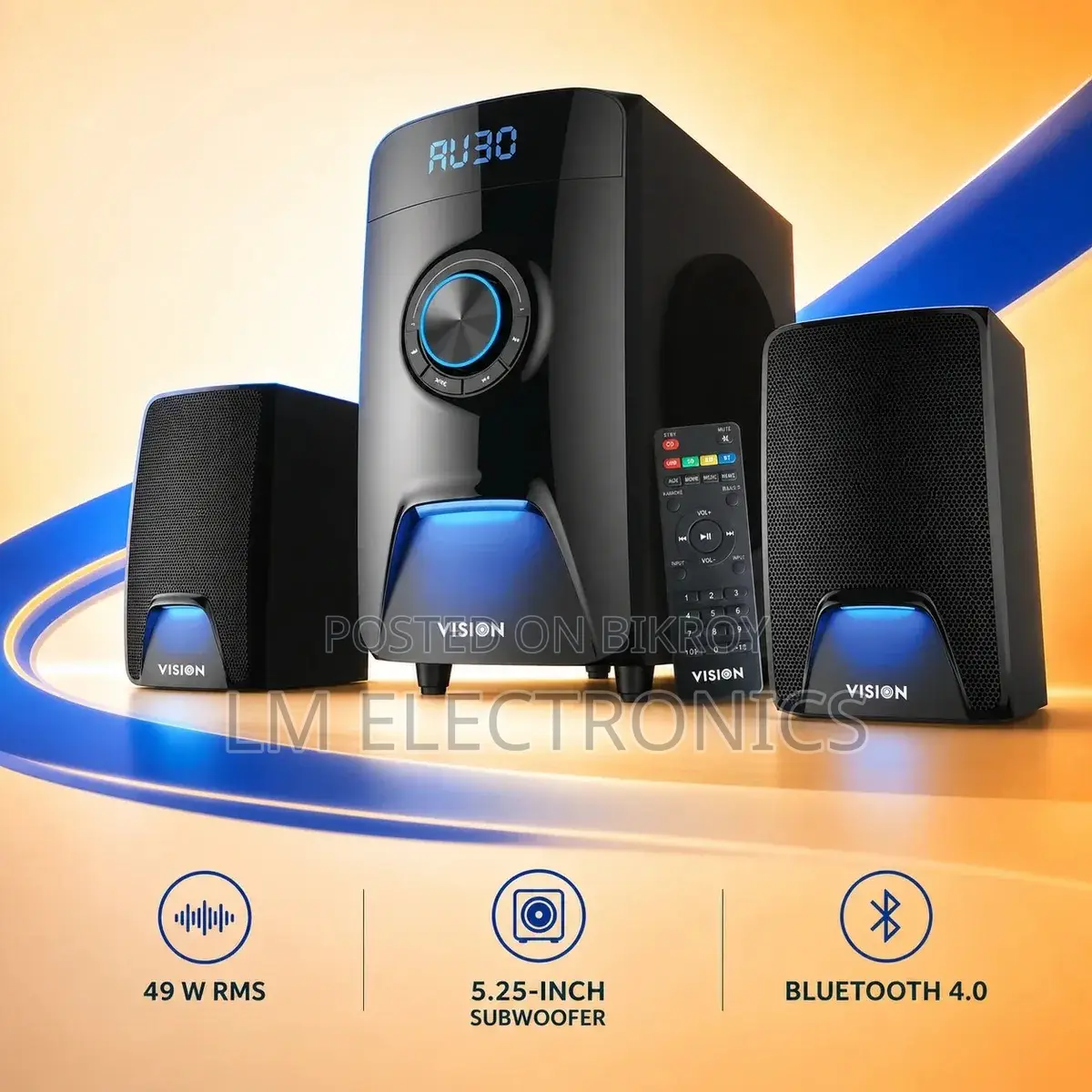 Vision 2:1 Multimedia Speaker LOUD-101