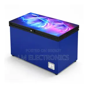 Vision Glass Door Chest Freezer RE-112L Blue Eustoma