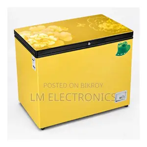 Vision Glass Door Chest Freezer RE-112L Yellow Peony Shadow