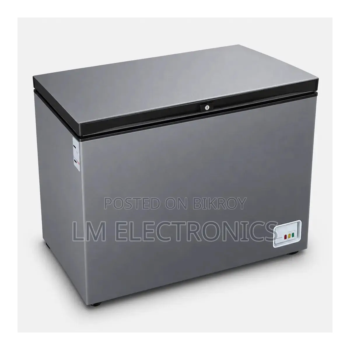 Vision Glass Door Chest Freezer RE-250L Silver