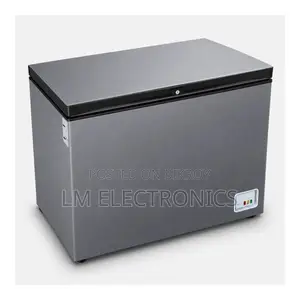 Vision Glass Door Chest Freezer RE-250L Silver