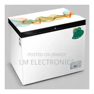 Vision Glass Door Chest Freezer RE-250L White Multiwave