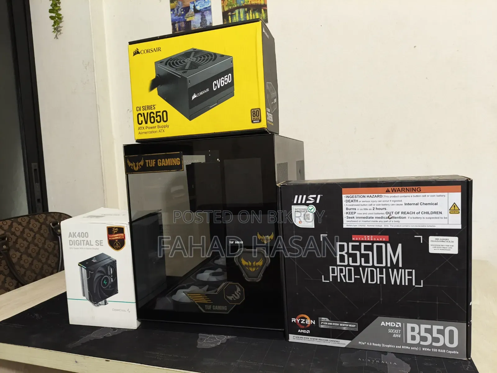 Desktop Computer MSI PRO 16 7M 8GB AMD Ryzen 5 SSD 256GB