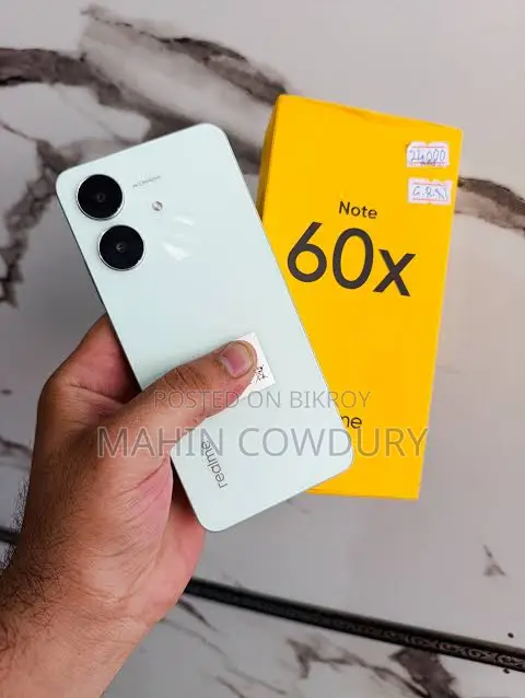 রিয়েলমি নোট ৬০এক্স ৬৪ জিবি সবুজ