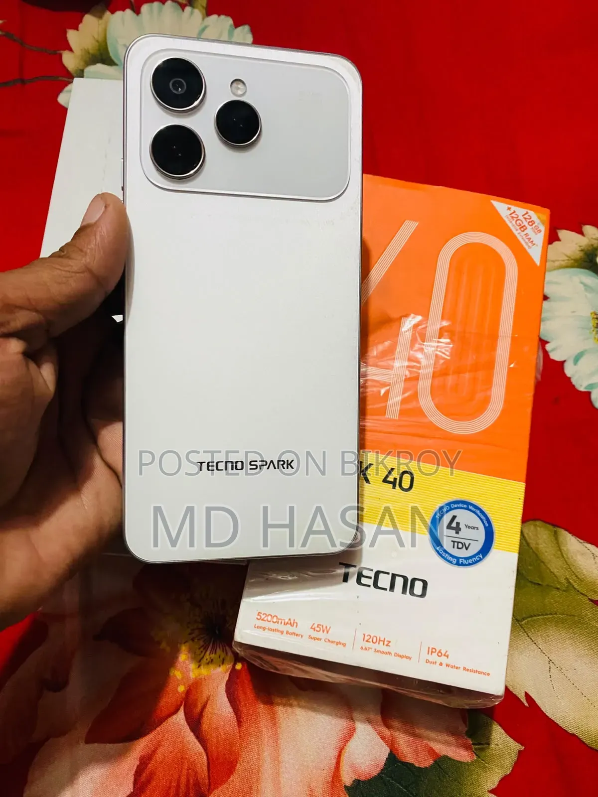 Tecno Spark 40 128 GB White