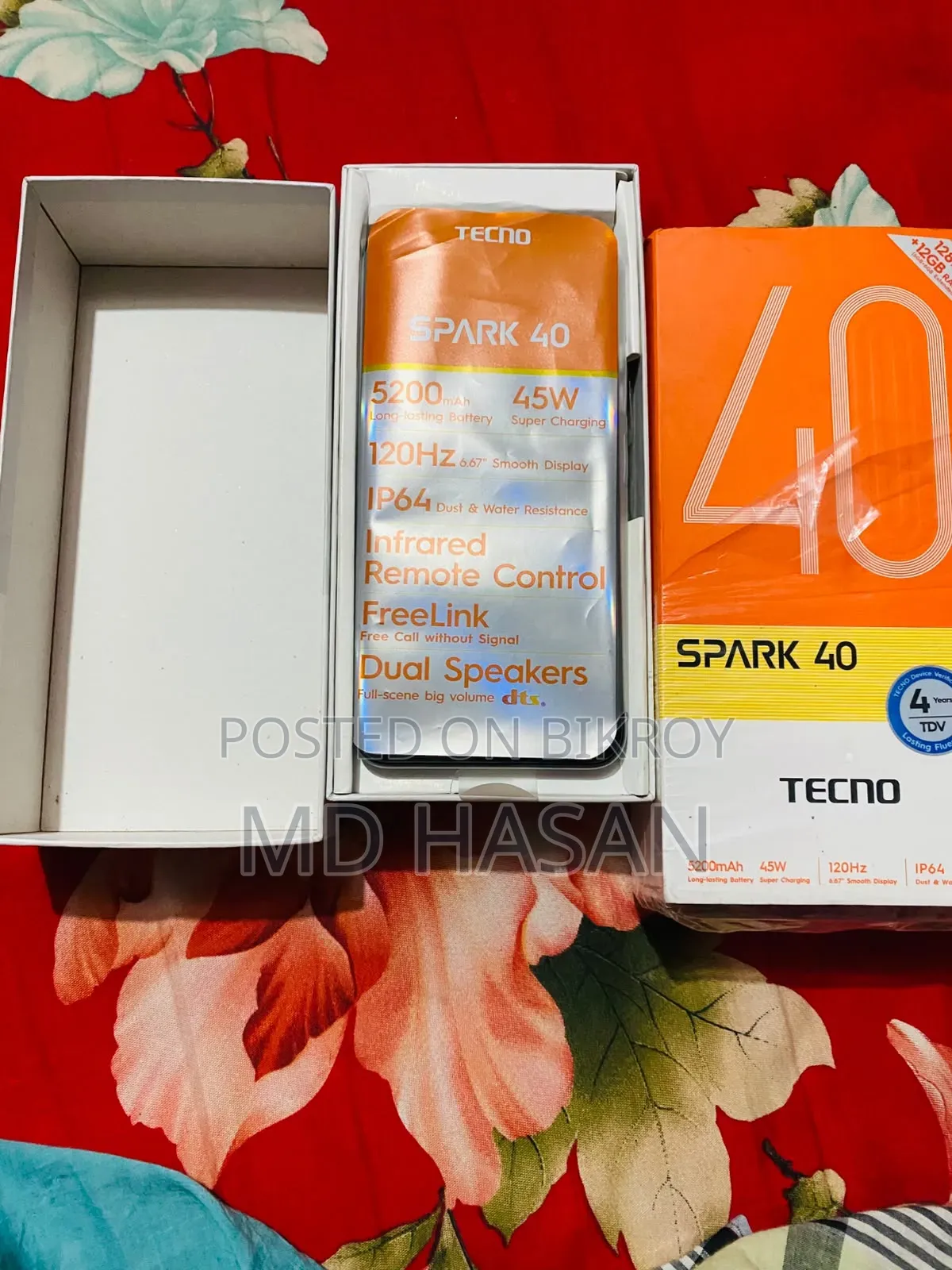 Tecno Spark 40 128 GB White