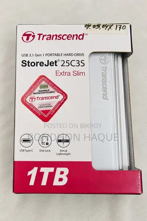 Transcend StoreJet 25C3S 1TB Portable HDD