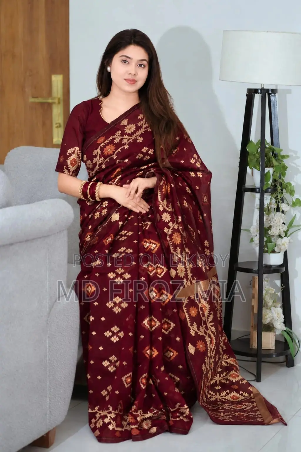 Jamdani Sharee With Blouse Piece
