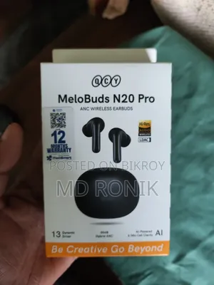 Melobuds N20 Pro ANC মাত্র ২ সপ্তাহ ব্যবহার করা জরুরি বিক্রি হবে