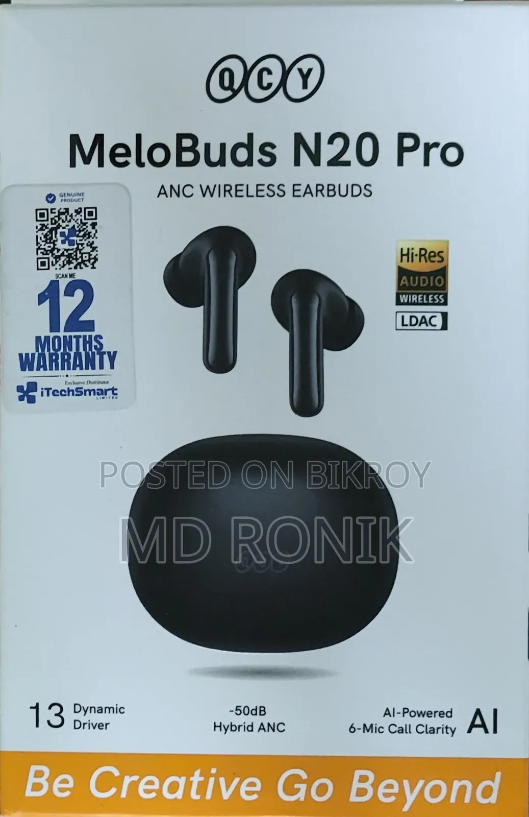 Melobuds N20 Pro ANC মাত্র ২ সপ্তাহ ব্যবহার করা জরুরি বিক্রি হবে