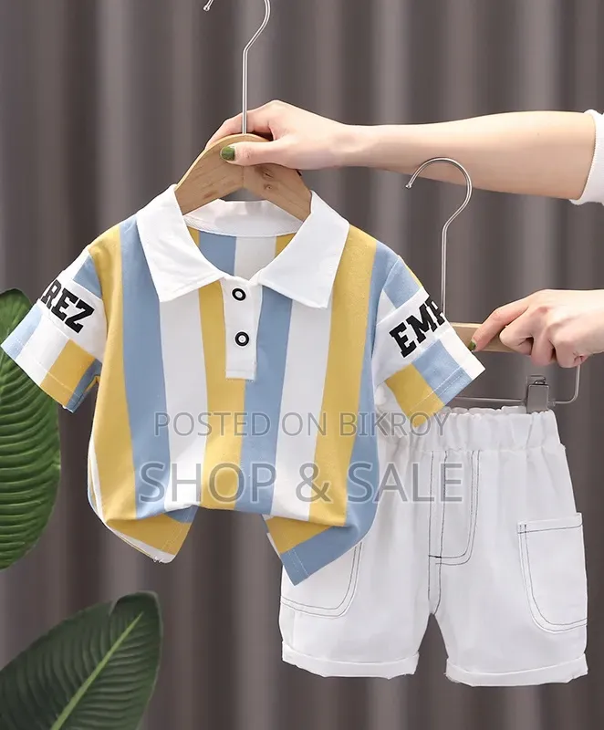 Baby Polo Shirt and Pant Set