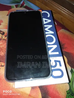 নতুন টেকনো ক্যামন ৫০ ২৫৬ জিবি কালো