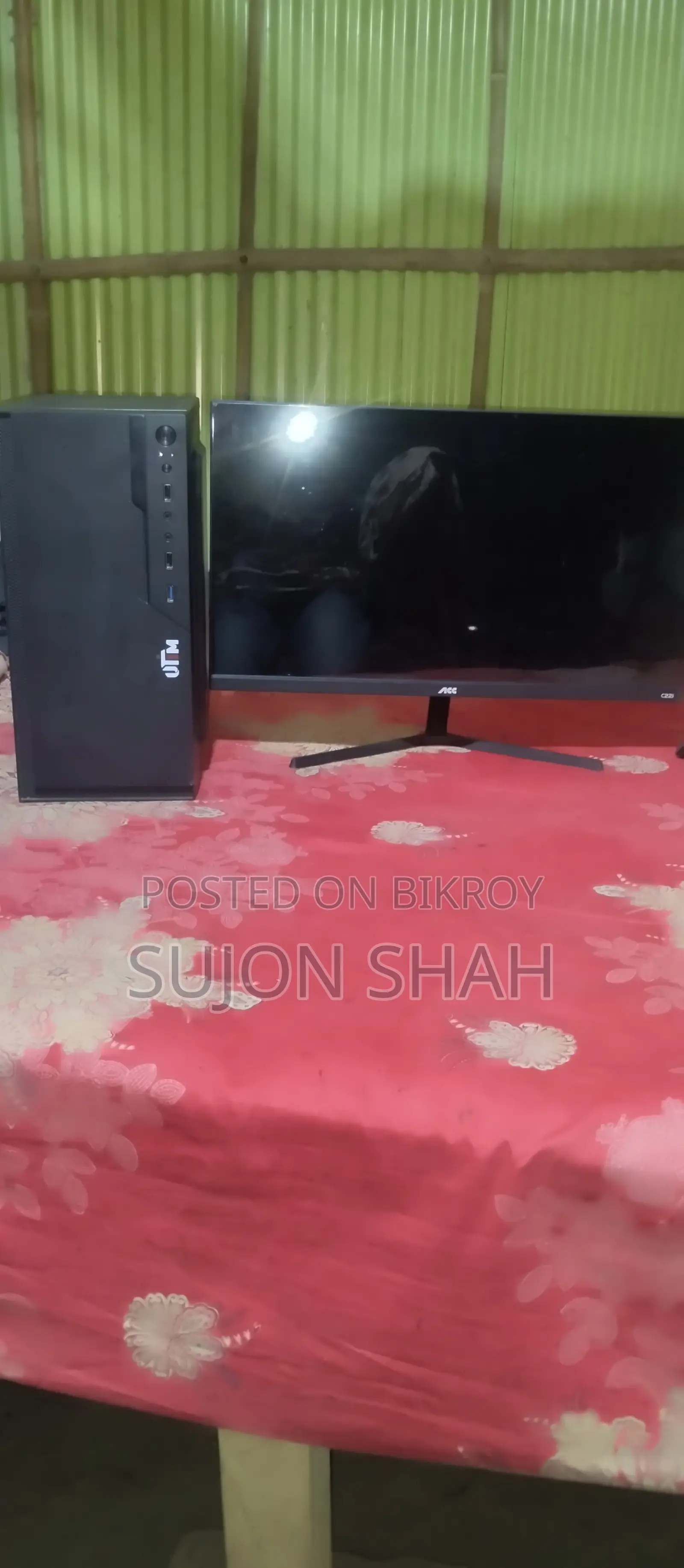 ডেস্কটপ পিসি বিক্রয় – ইন্টেল কোর আই৫, ১৬জিবি র‍্যাম, ২৫৬জিবি এসএসডি