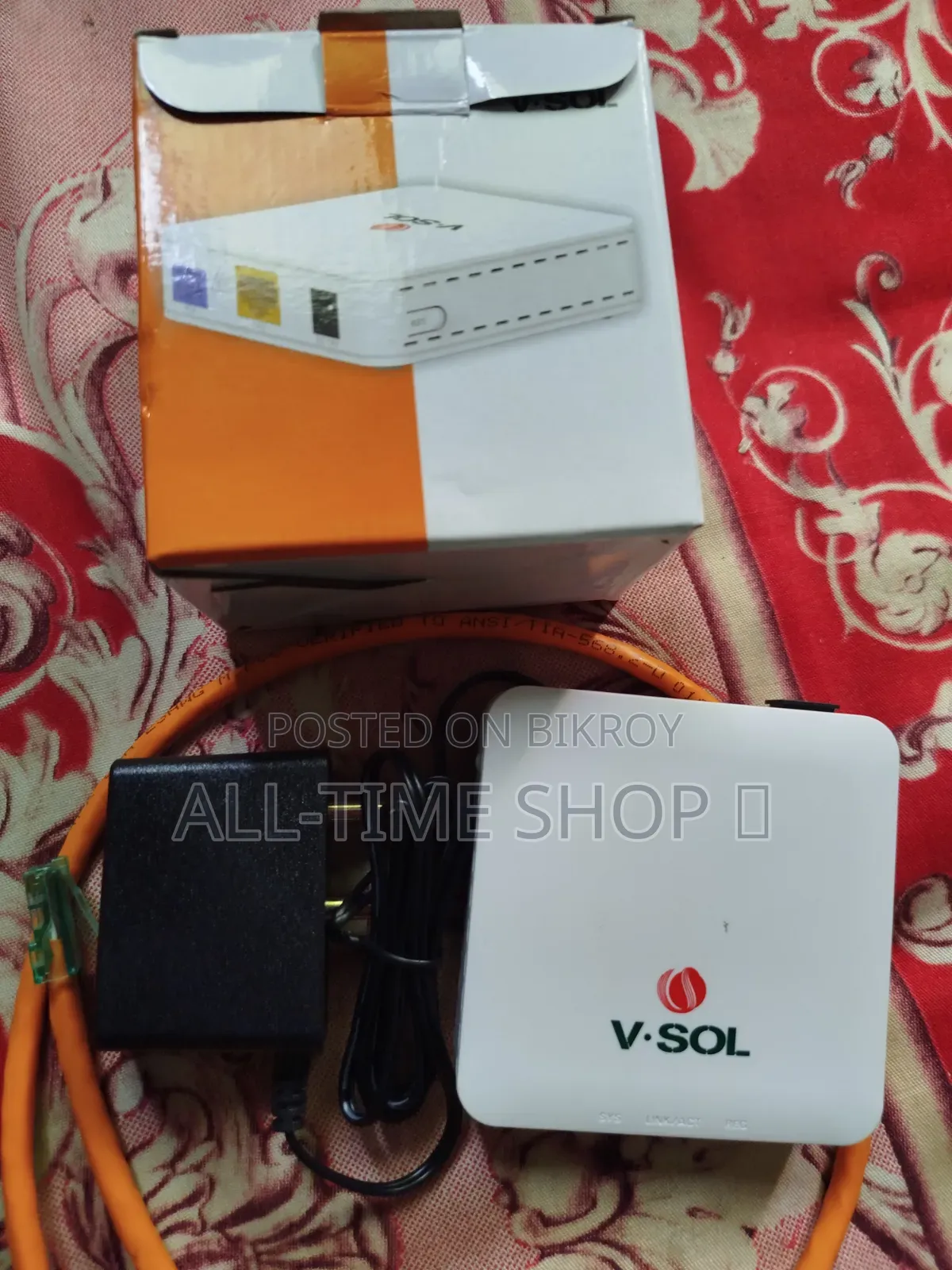 ভি.সল ওনু কানেক্টর কেবলের সাথে