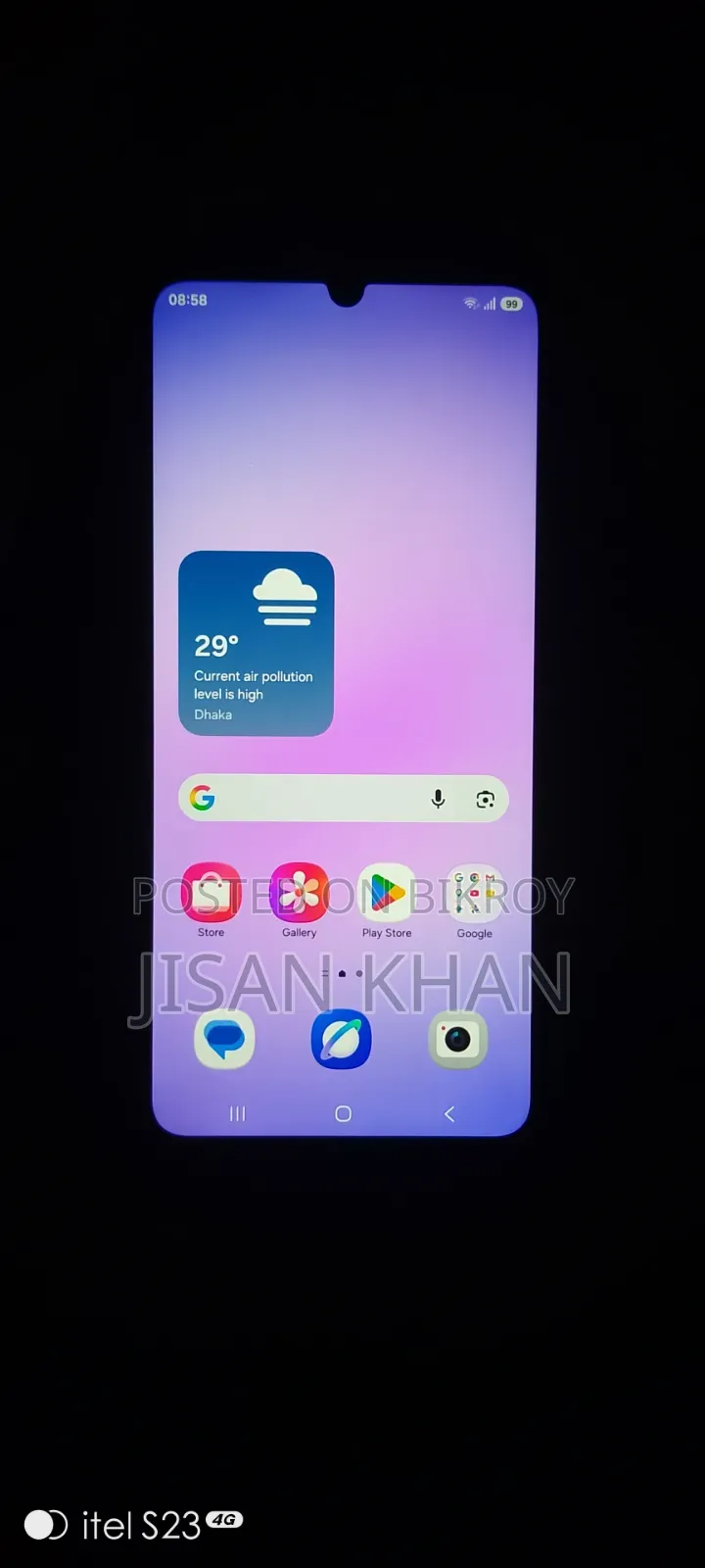 স্যামসাং গ্যালাক্সি এ০৭ ১২৮ জিবি নীল