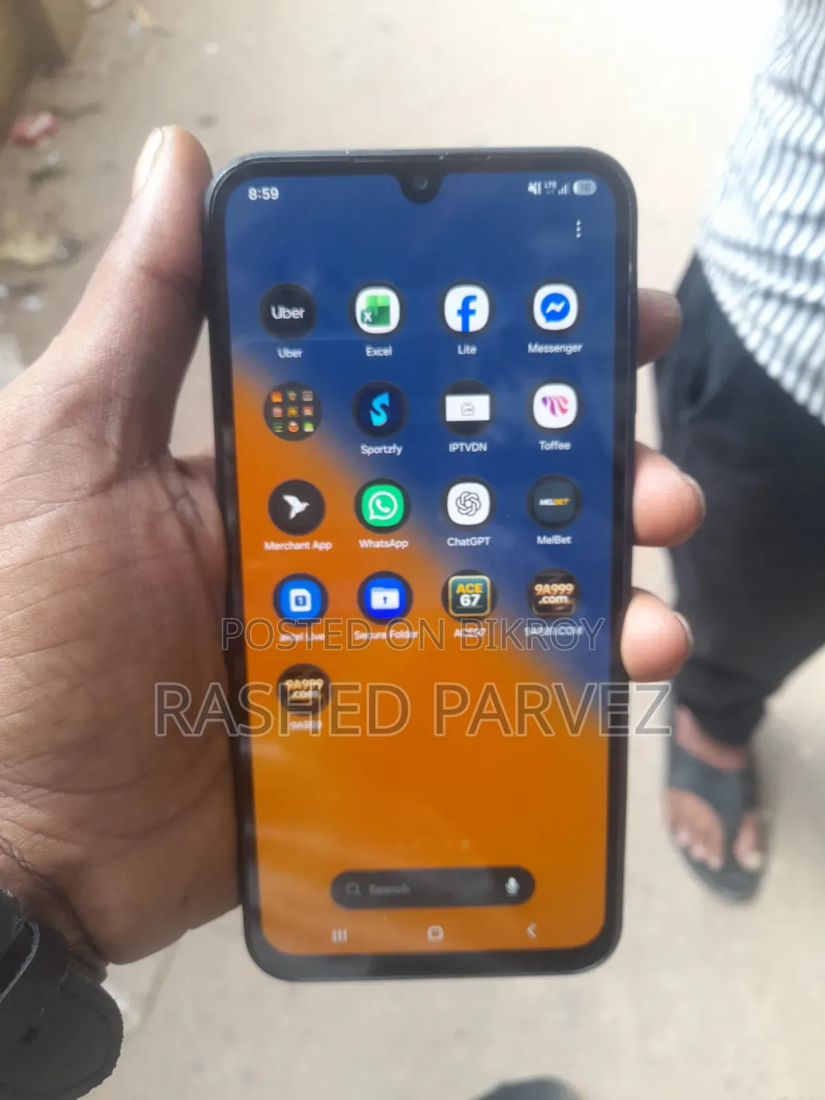স্যামসাং গ্যালাক্সি এ১৫ ৫জি ১২৮ জিবি কালো