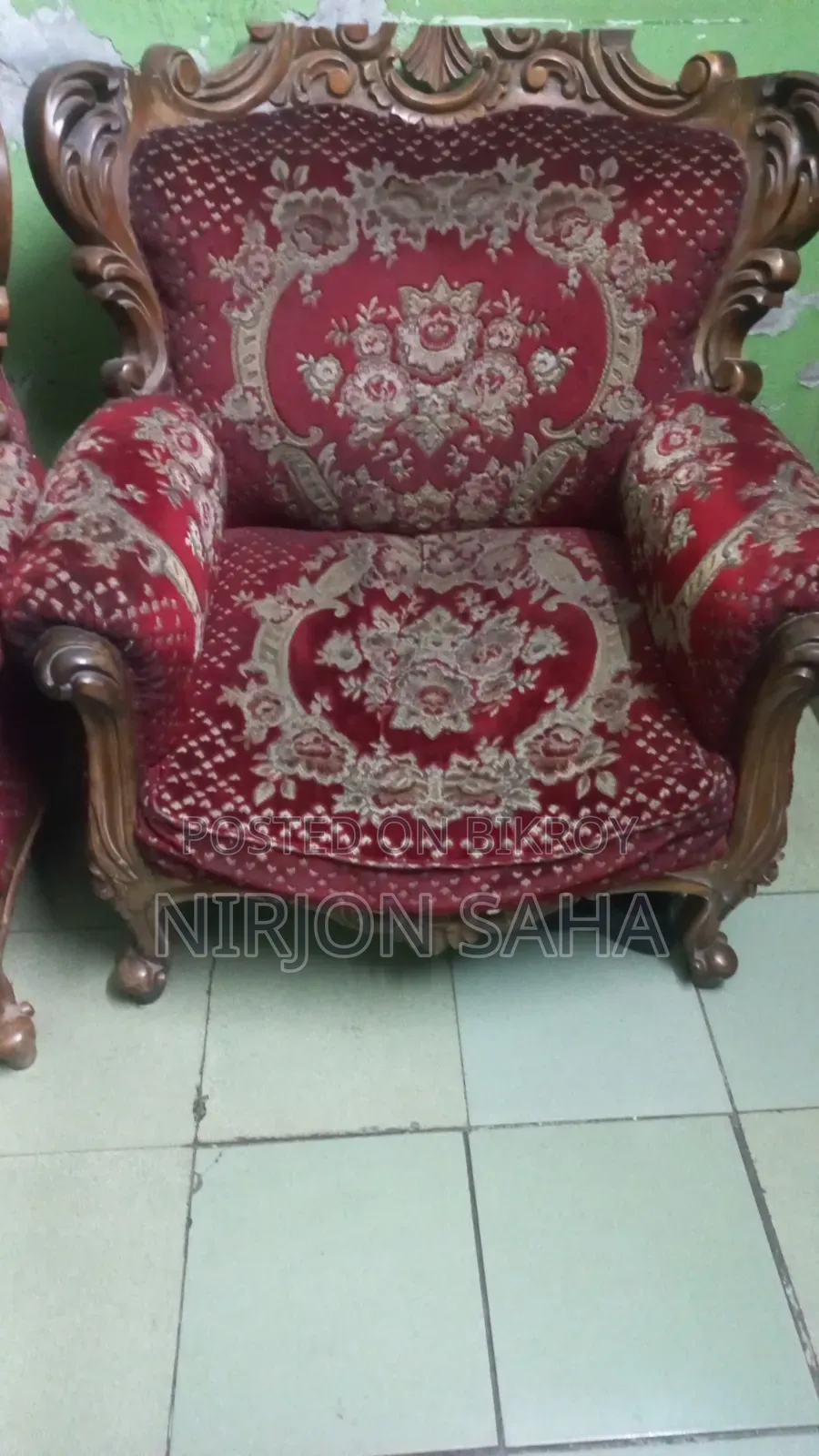 Original Shagun Wood Sofa