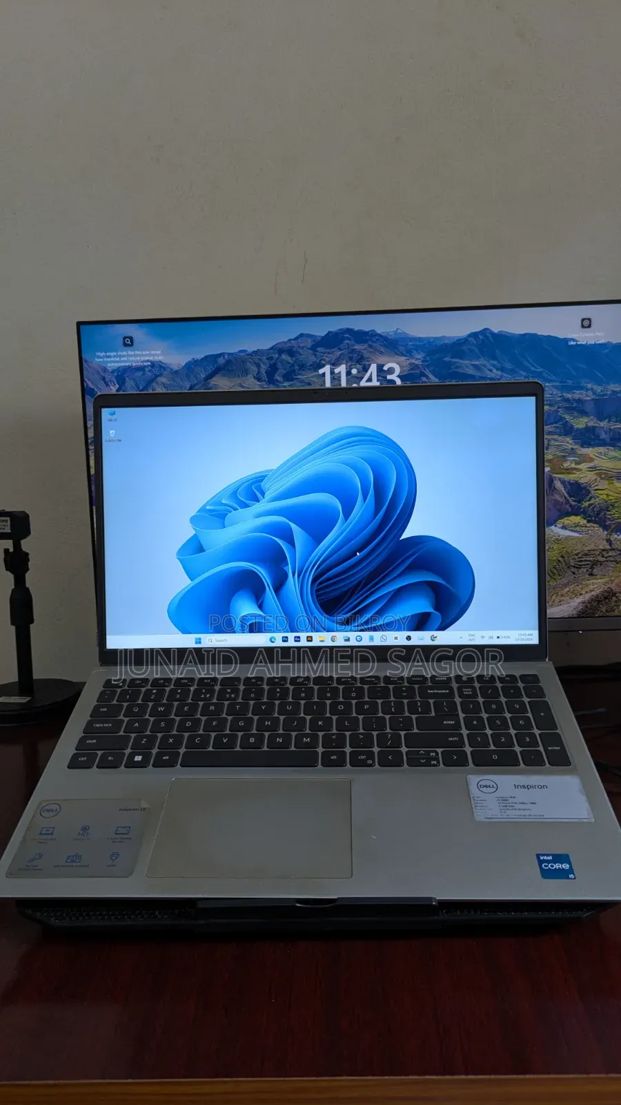 Laptop Dell Inspiron 15 3520 16GB Intel Core i5 SSD 512GB