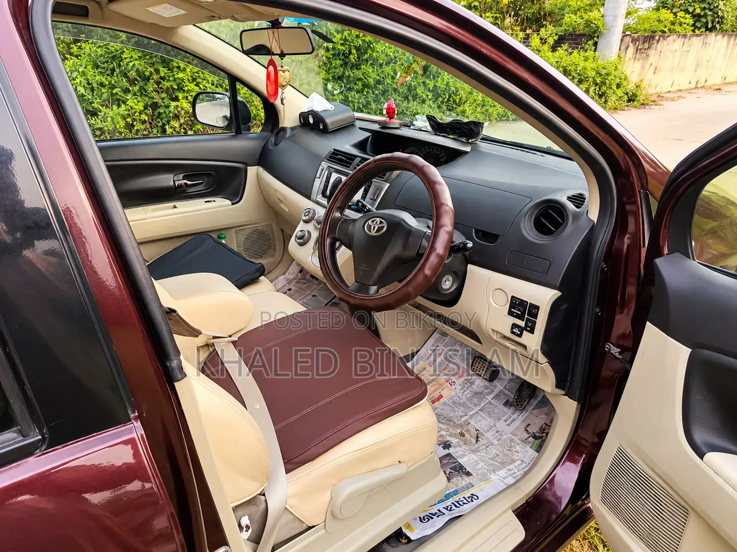 Toyota Passo Sette 2009 Maroon