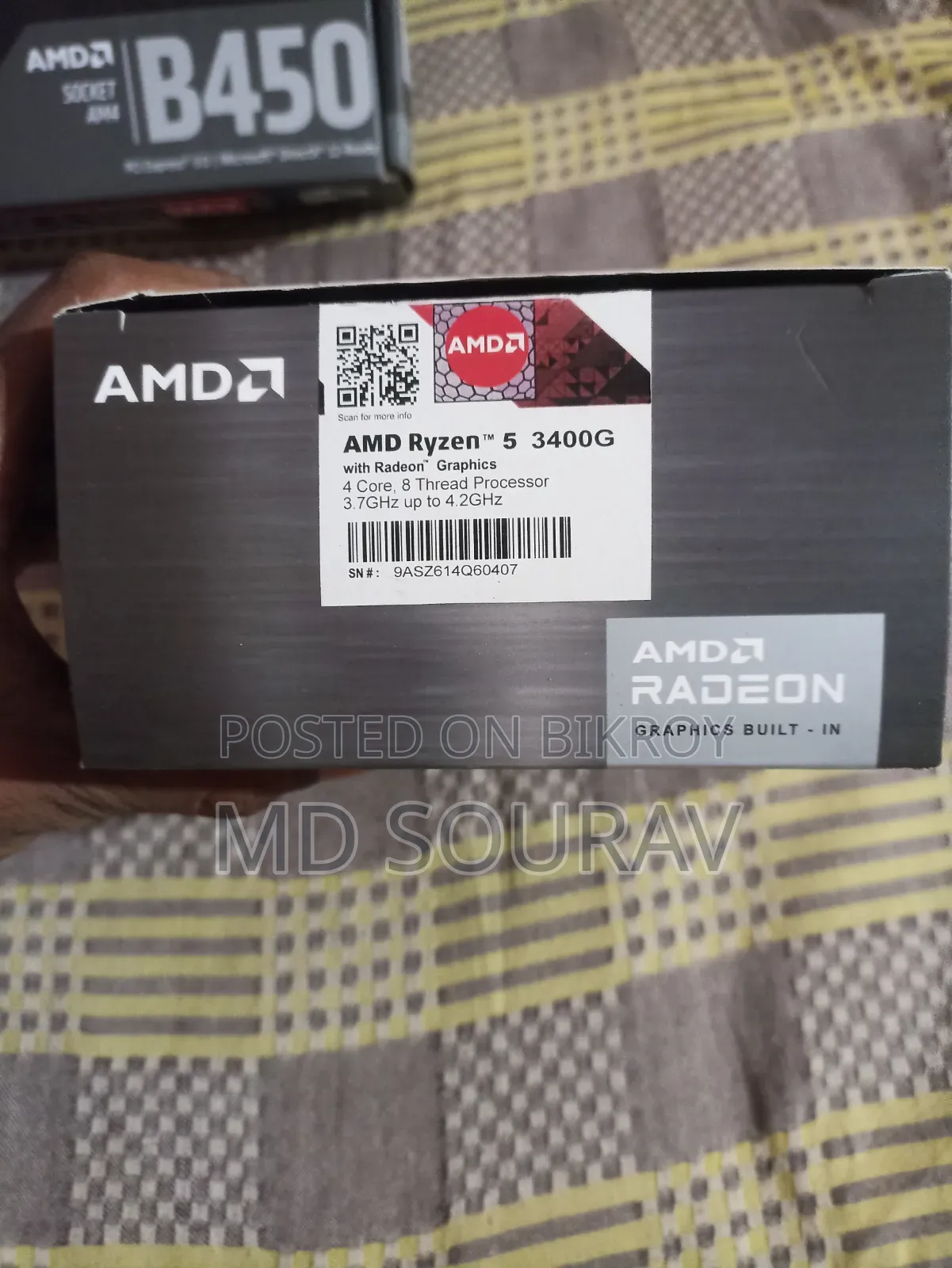 Desktop Computer MSI model 8GB AMD Ryzen 5 SSD 256GB
