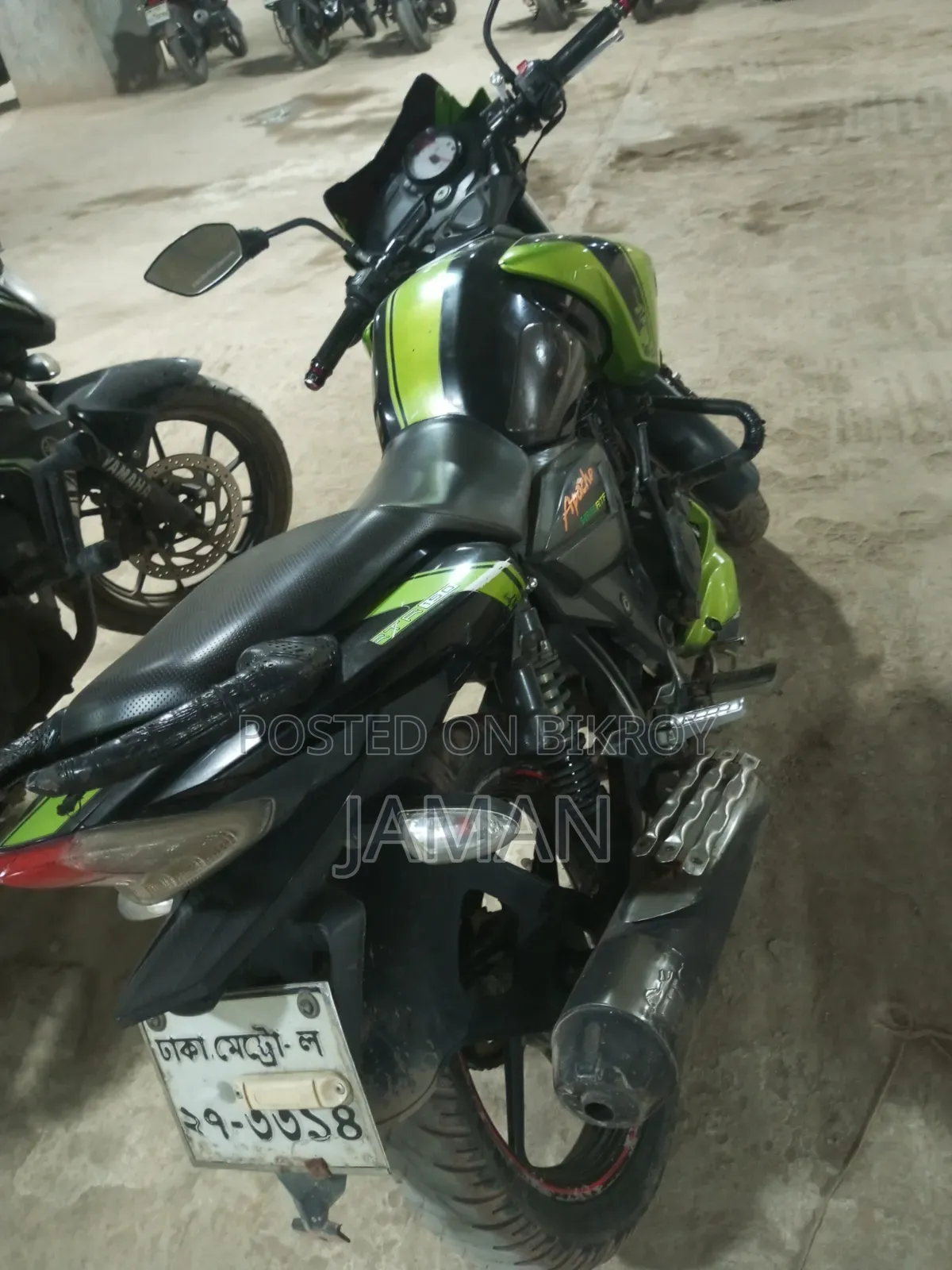 TVS Apache RTR 160 2V 2015 Green