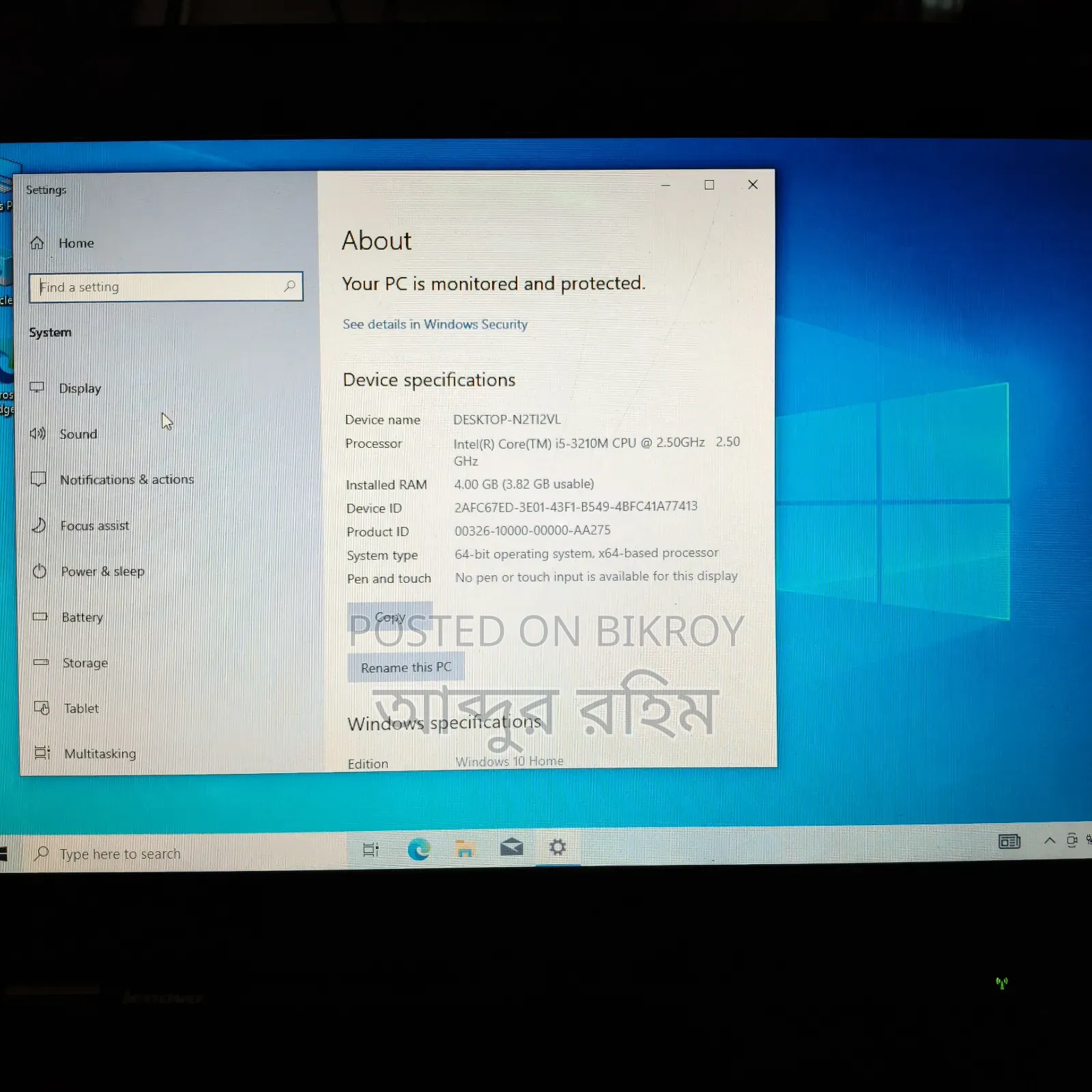 Laptop Lenovo ThinkPad T430 4GB Intel Core i5 SSD 128GB
