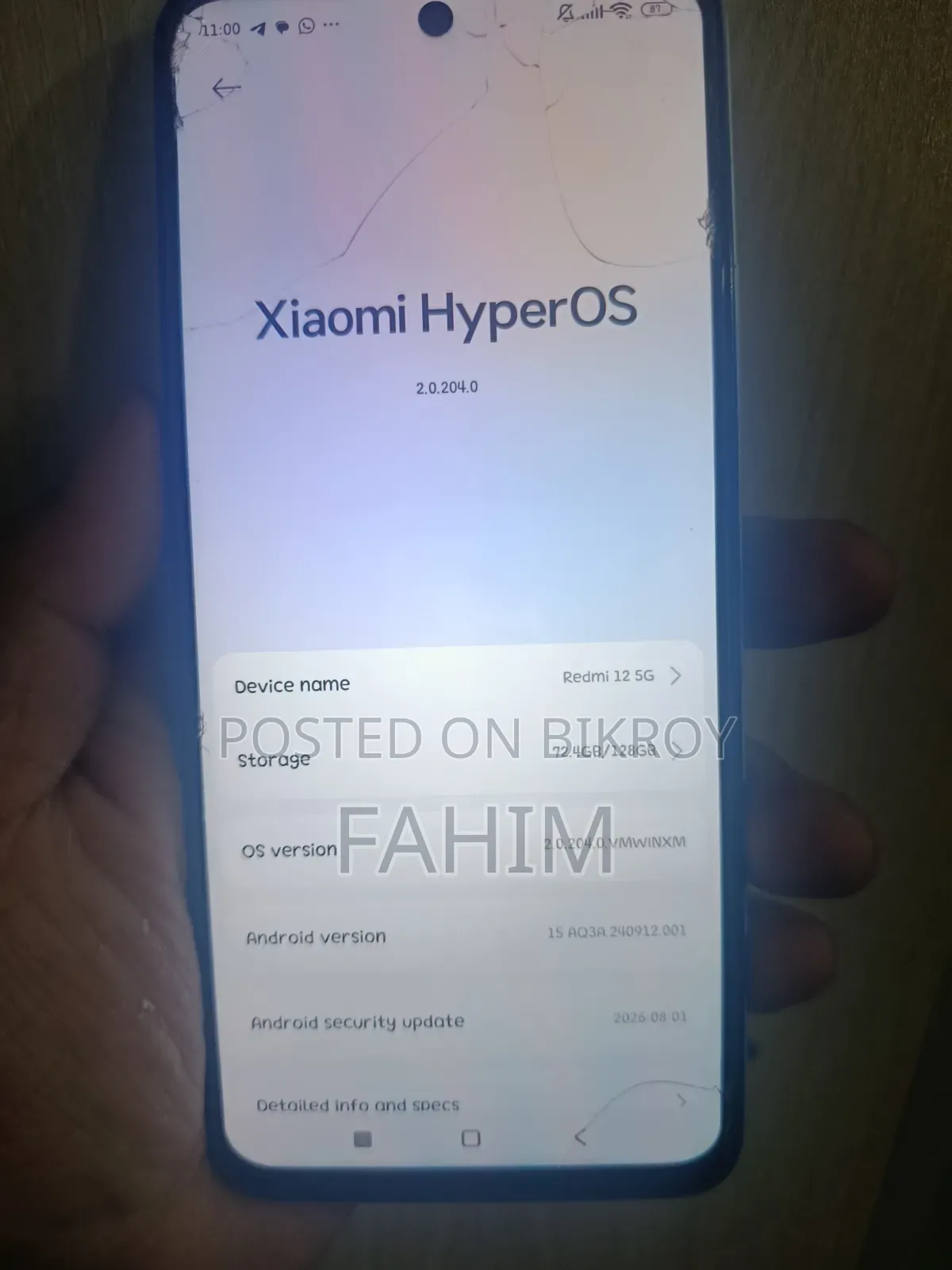 Xiaomi Redmi Note 12 128 GB Blue