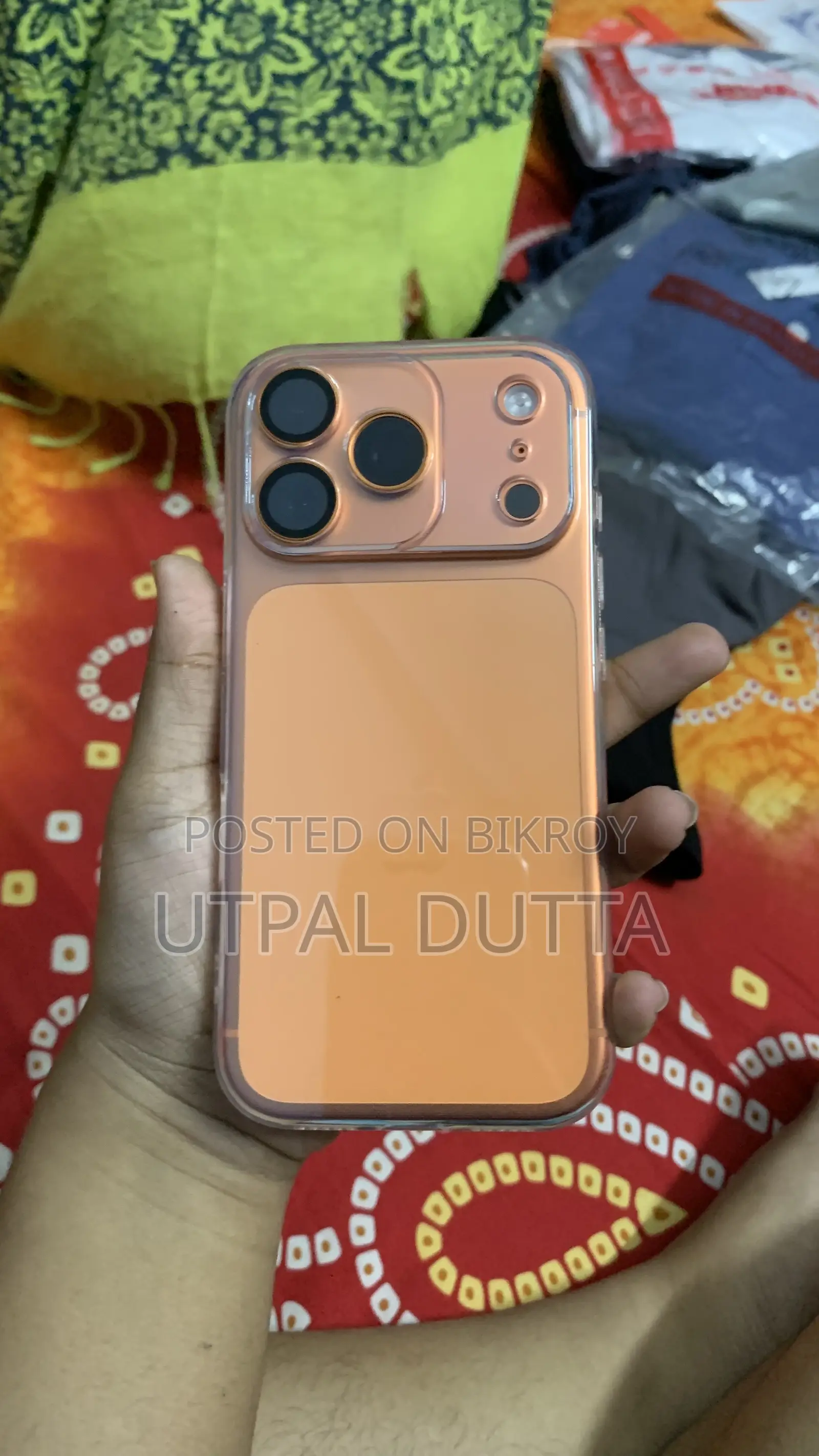 অ্যাপল আইফোন ১৭ প্রো ২৫৬ জিবি কমলা
