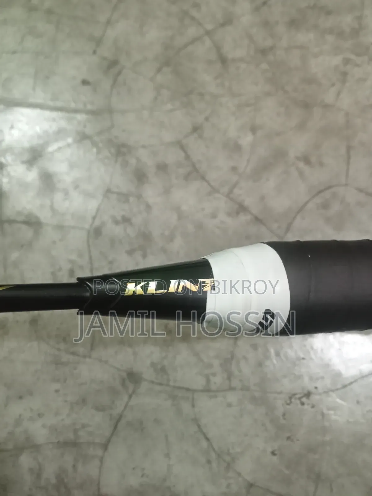 Used for 1 day, Klint Badminton racket will be sold.