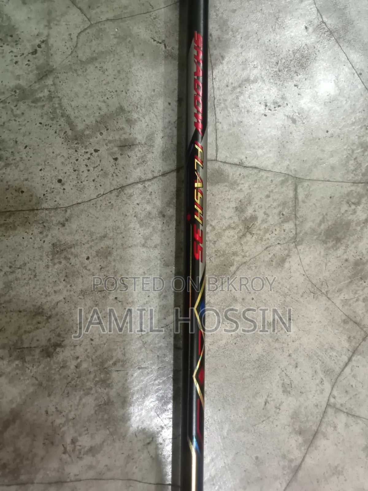 Used for 1 day, Klint Badminton racket will be sold.