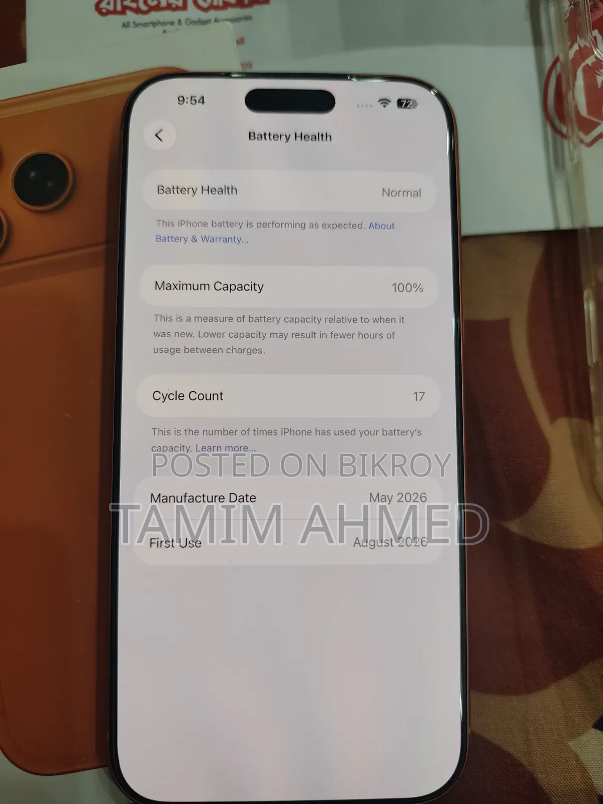 Apple iPhone 17 Pro Max 256 GB Orange
