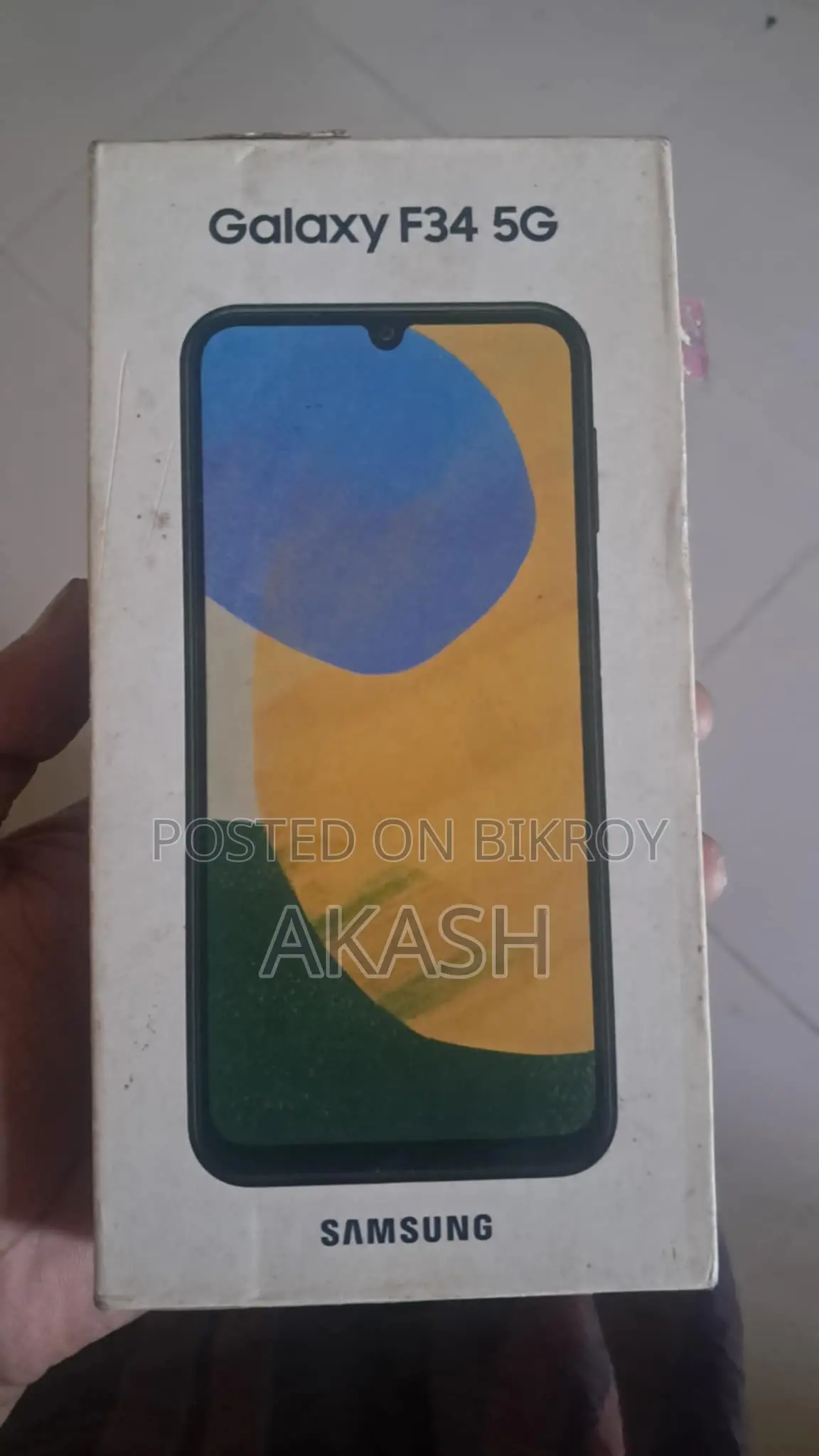 স্যামসাং গ্যালাক্সি এফ৩৪ ১২৮ জিবি গ্রিন