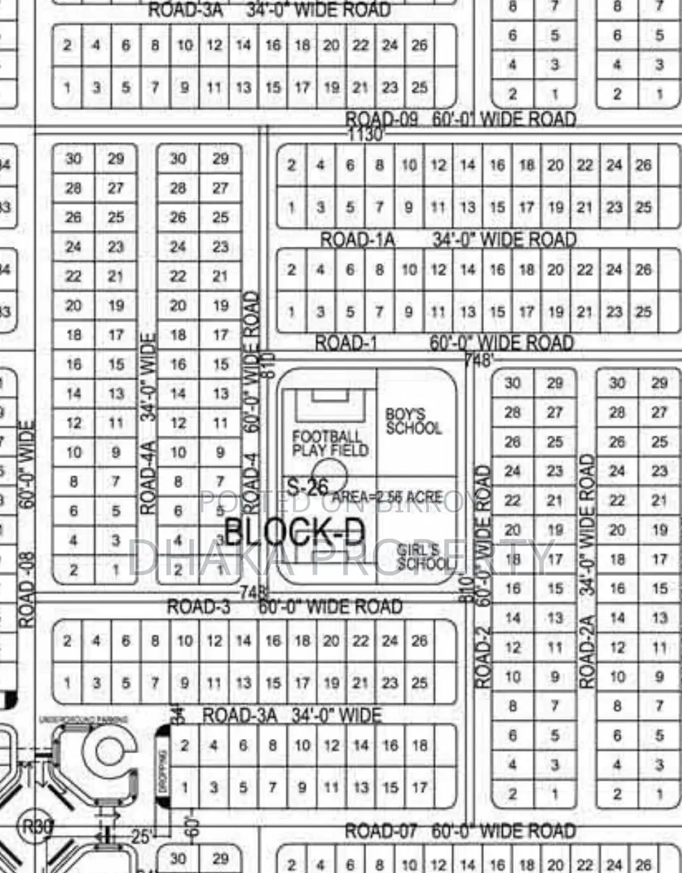 60ft 5 Katha Lake Park South at Sector-16/D