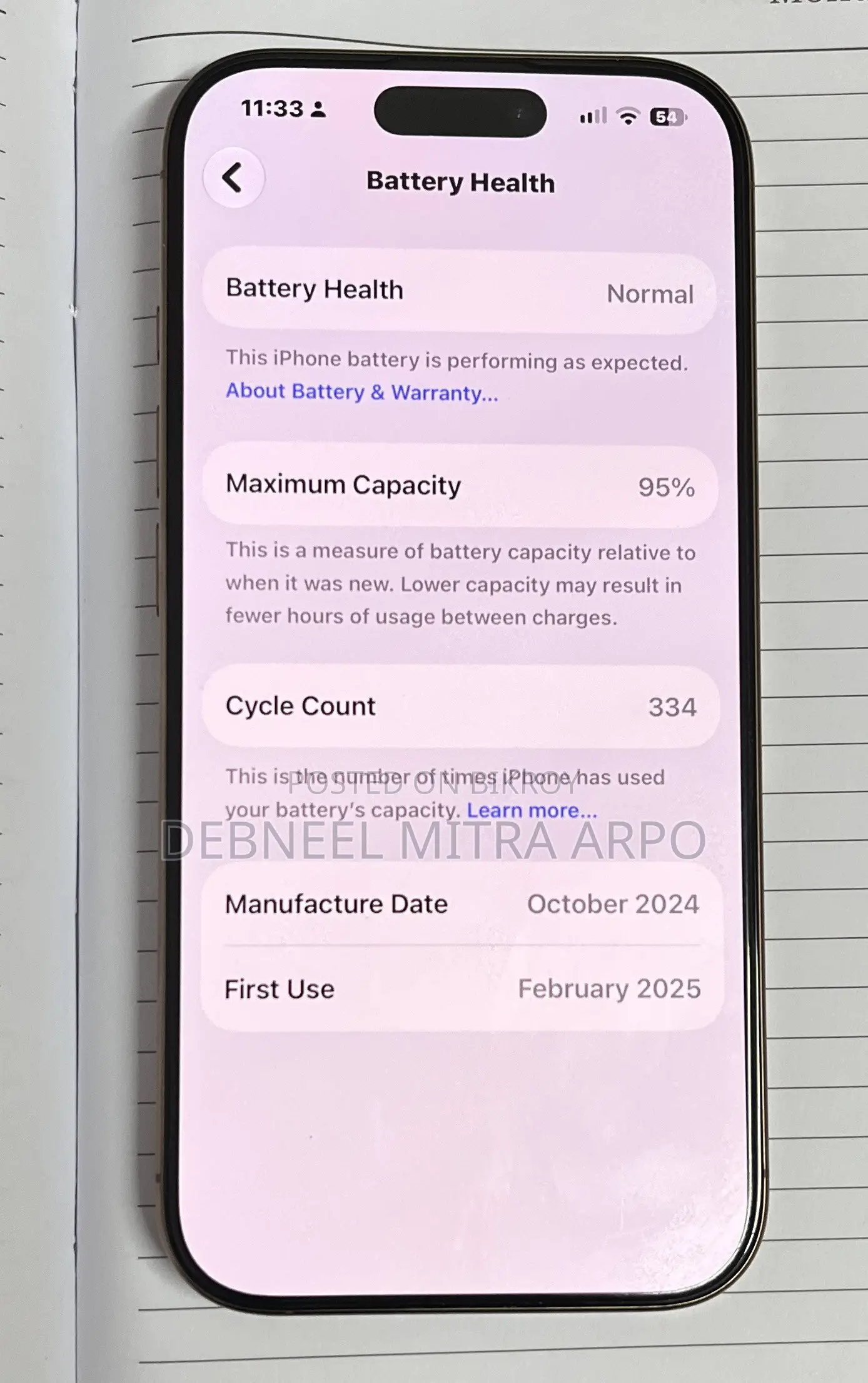 Apple iPhone 16 Pro 128 GB Gold