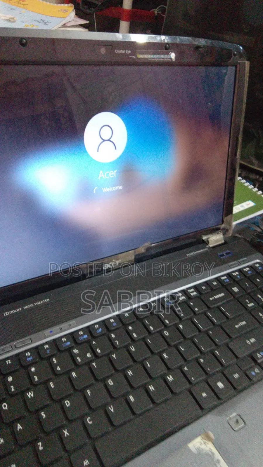 ল্যাপটপ Acer Aspire 5738G 4GB ইন্টেল পেন্টিয়াম SSD 256GB