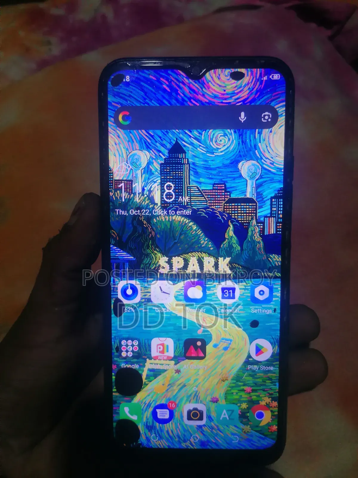Tecno Spark 6 Air 64 GB Blue