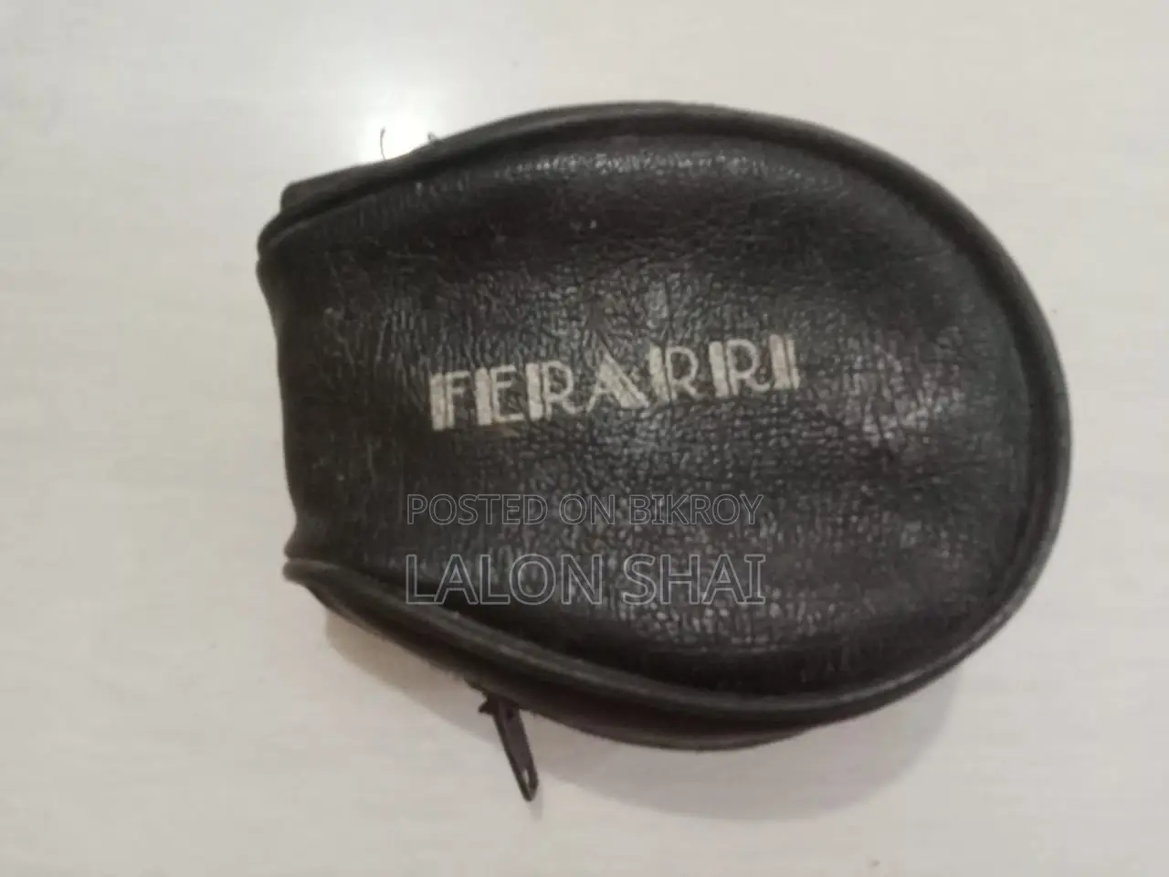 Vintage 1980s FERRARI Folding Sunglasses Amber Lenses Metal Frames