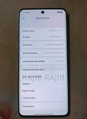 Xiaomi Redmi Note 15 256 GB