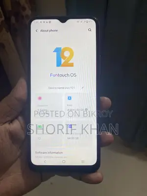 Vivo Y21 64 GB Blue