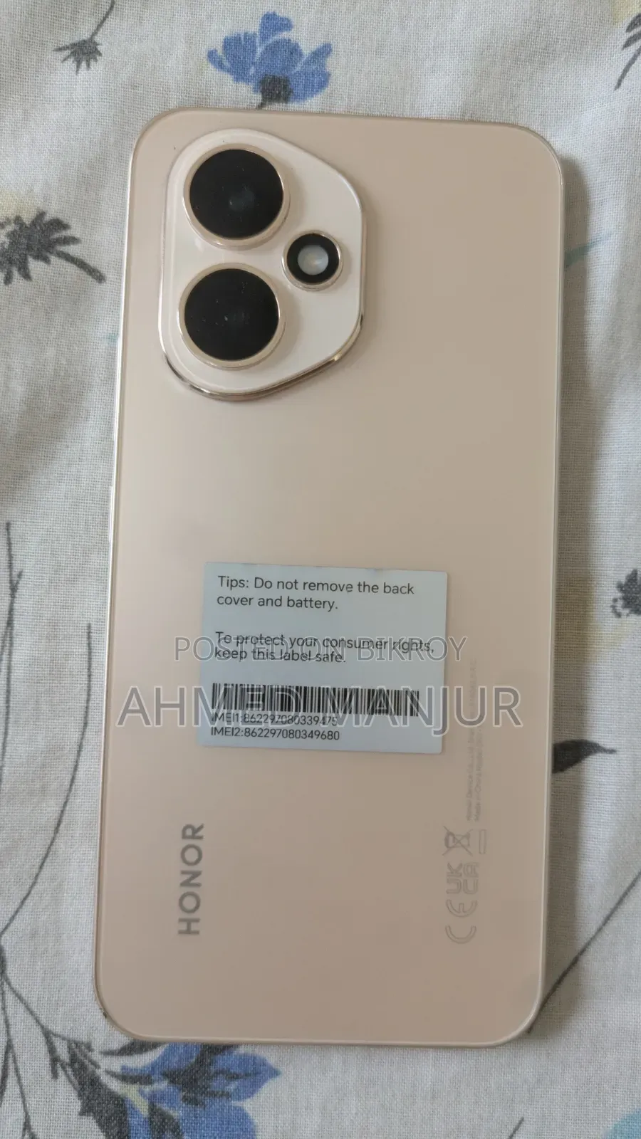 অনার ৪০০ ২৫৬ জিবি রোজ গোল্ড