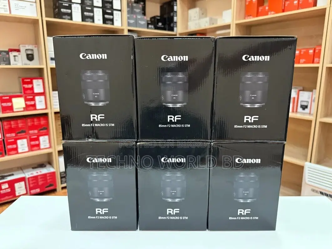 Canon RF 85mm F/2 Macro IS STM Lens - Techno World BD