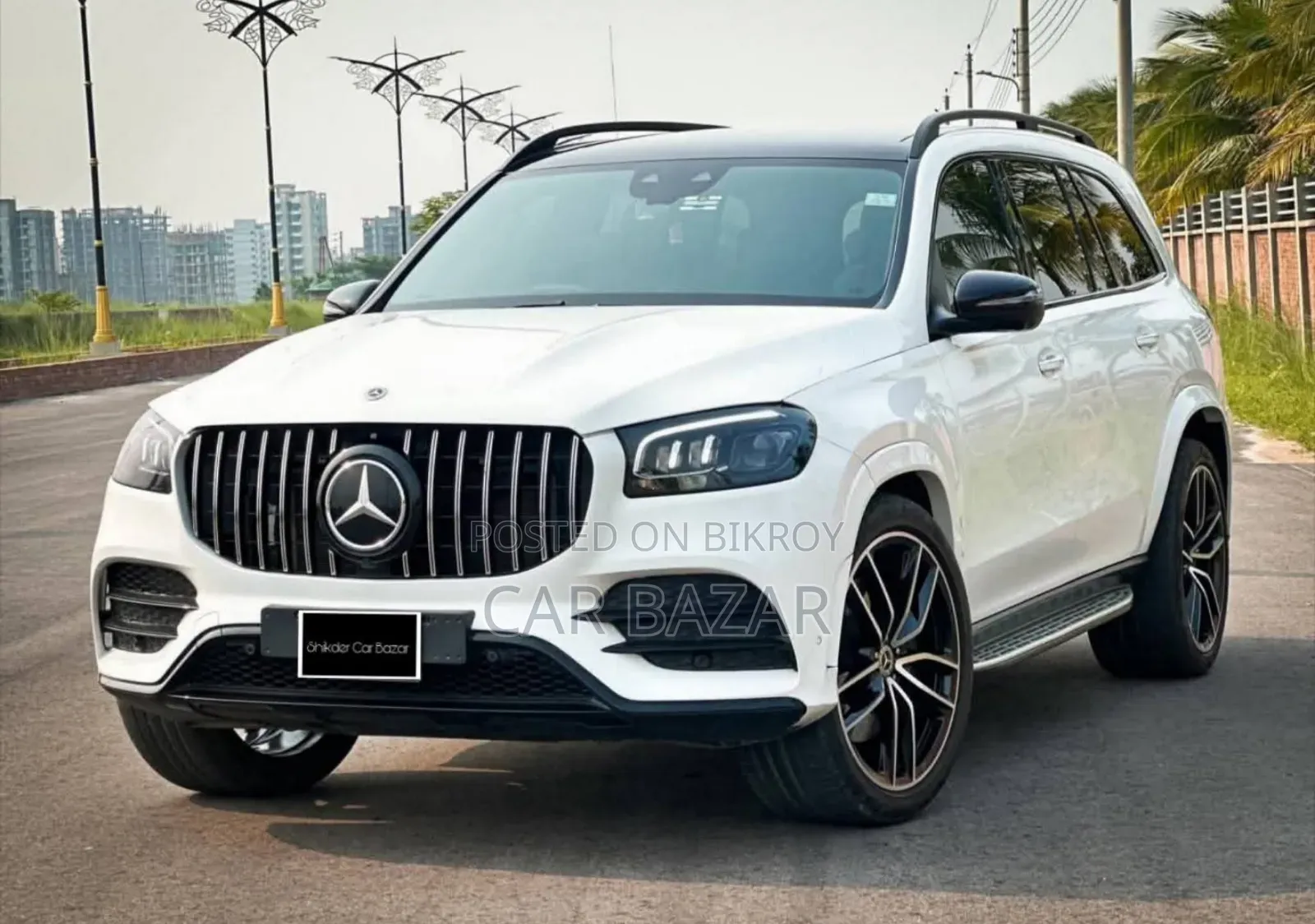 Mercedes-Benz GLS-Class GLS 400d 2021 সাদা