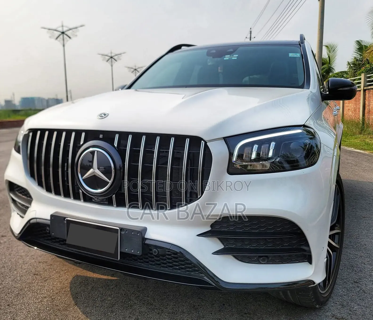 Mercedes-Benz GLS-Class GLS 400d 2021 সাদা