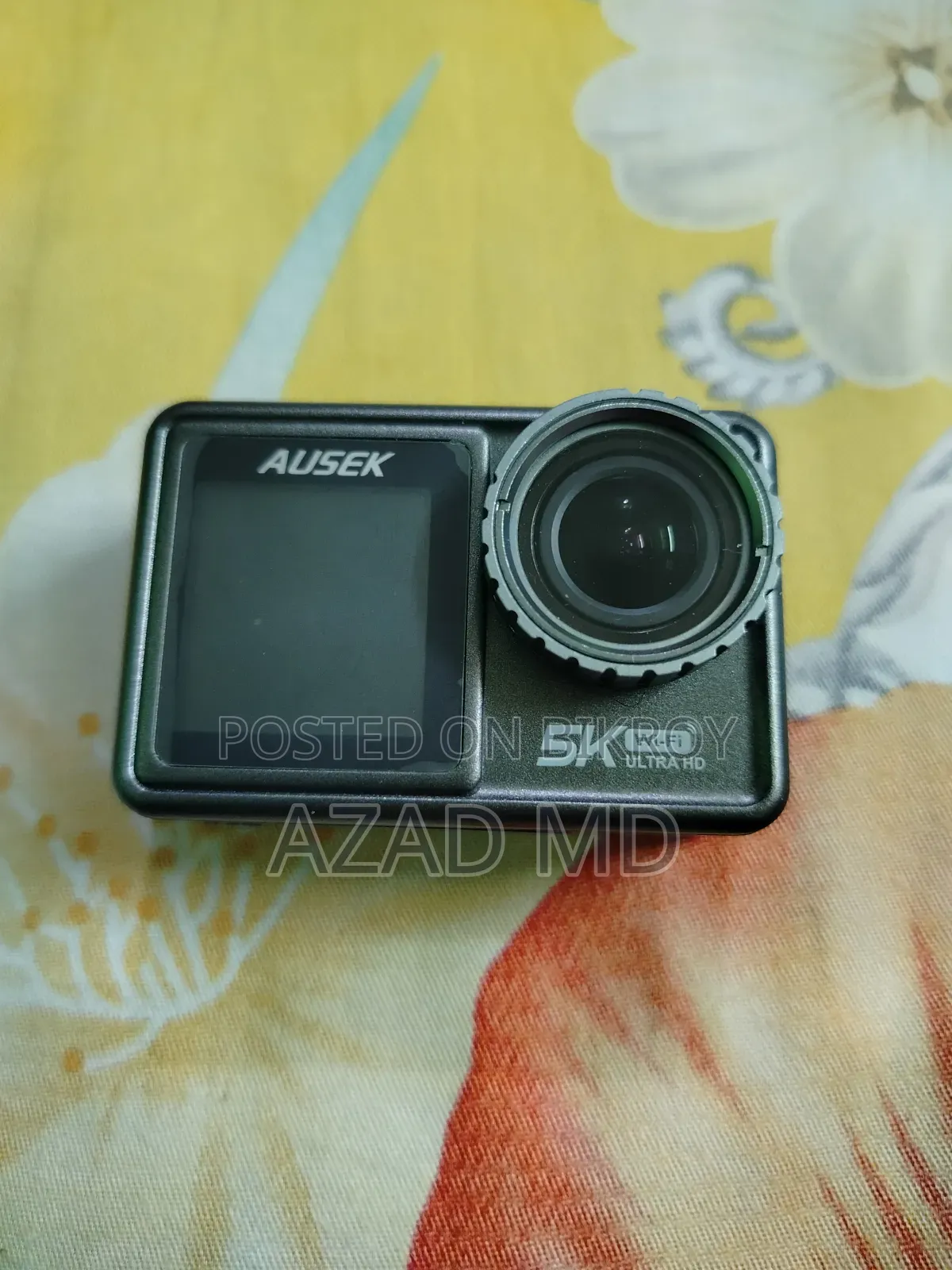 AUSEK 5K Action Camera With Wireless Mic 